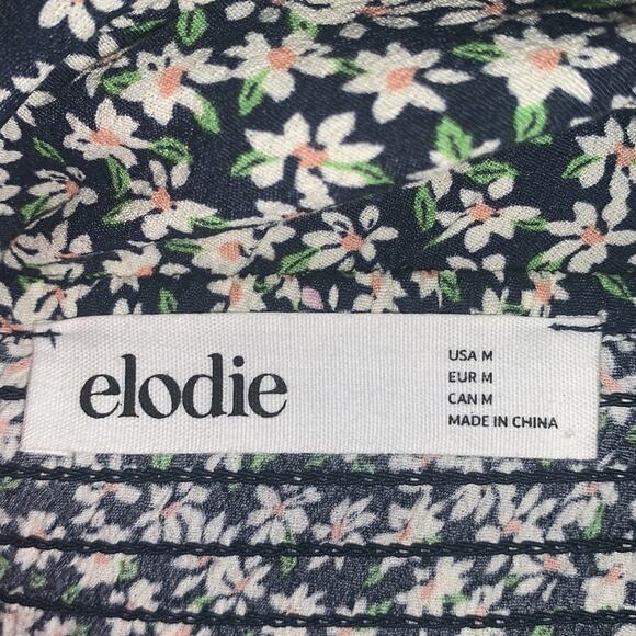 Elodie NWOT Summer Dress Fit and Flair Sleeveless Floral Print Pullover Size M - Picture 7 of 8
